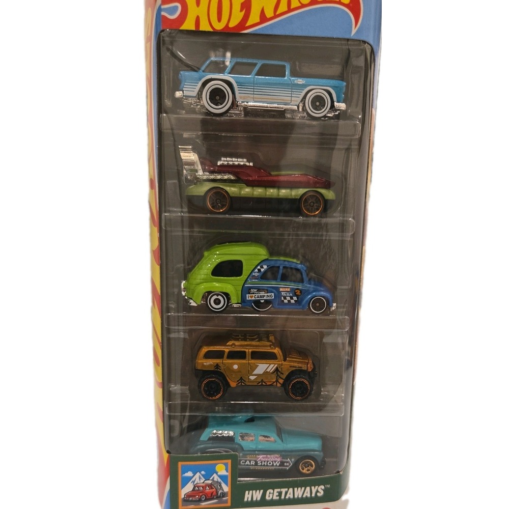 HOT WHEELS HW GETAWAYS 5 PACK SET